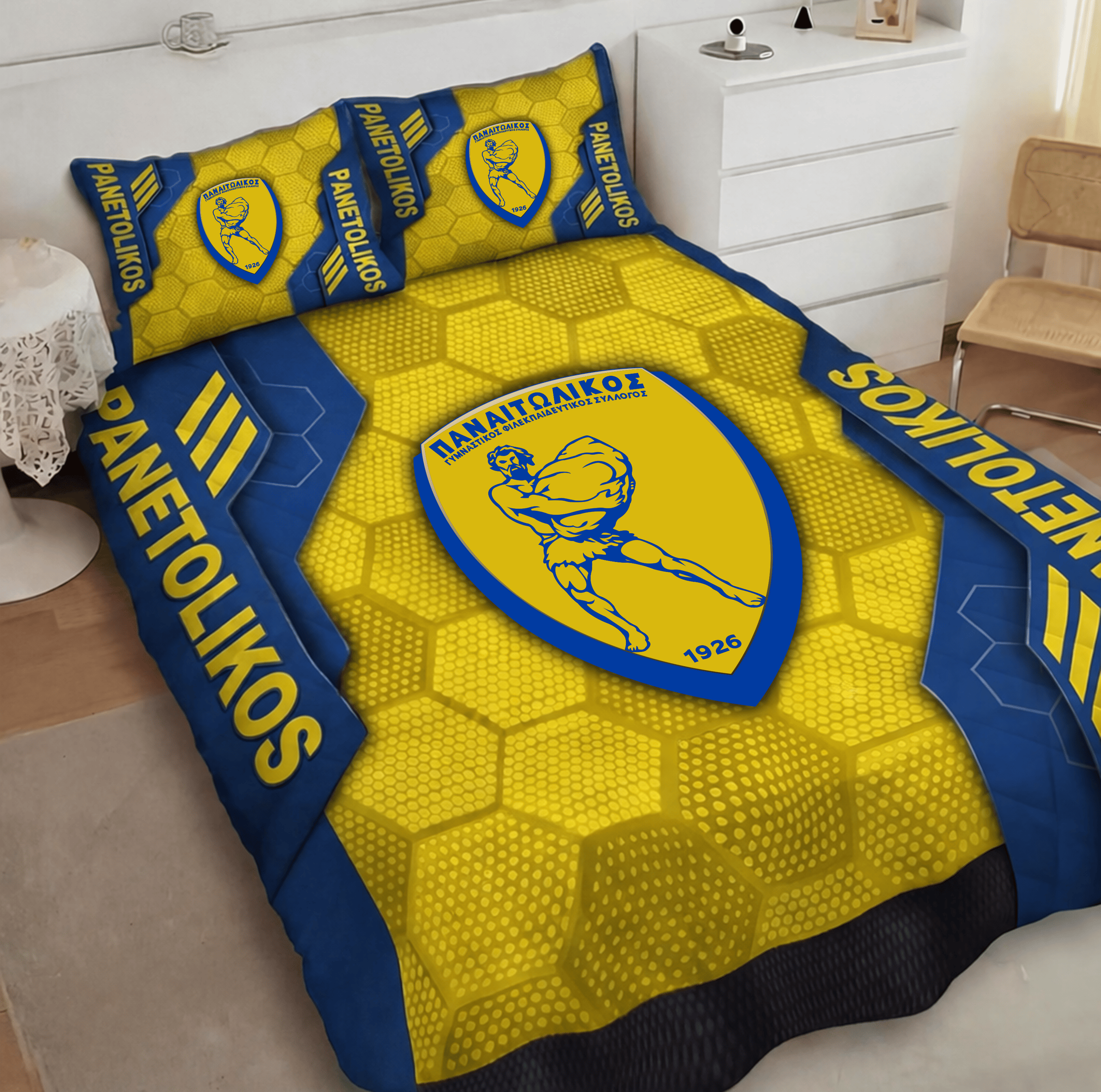 Panetolikos Inspired Quilt Set