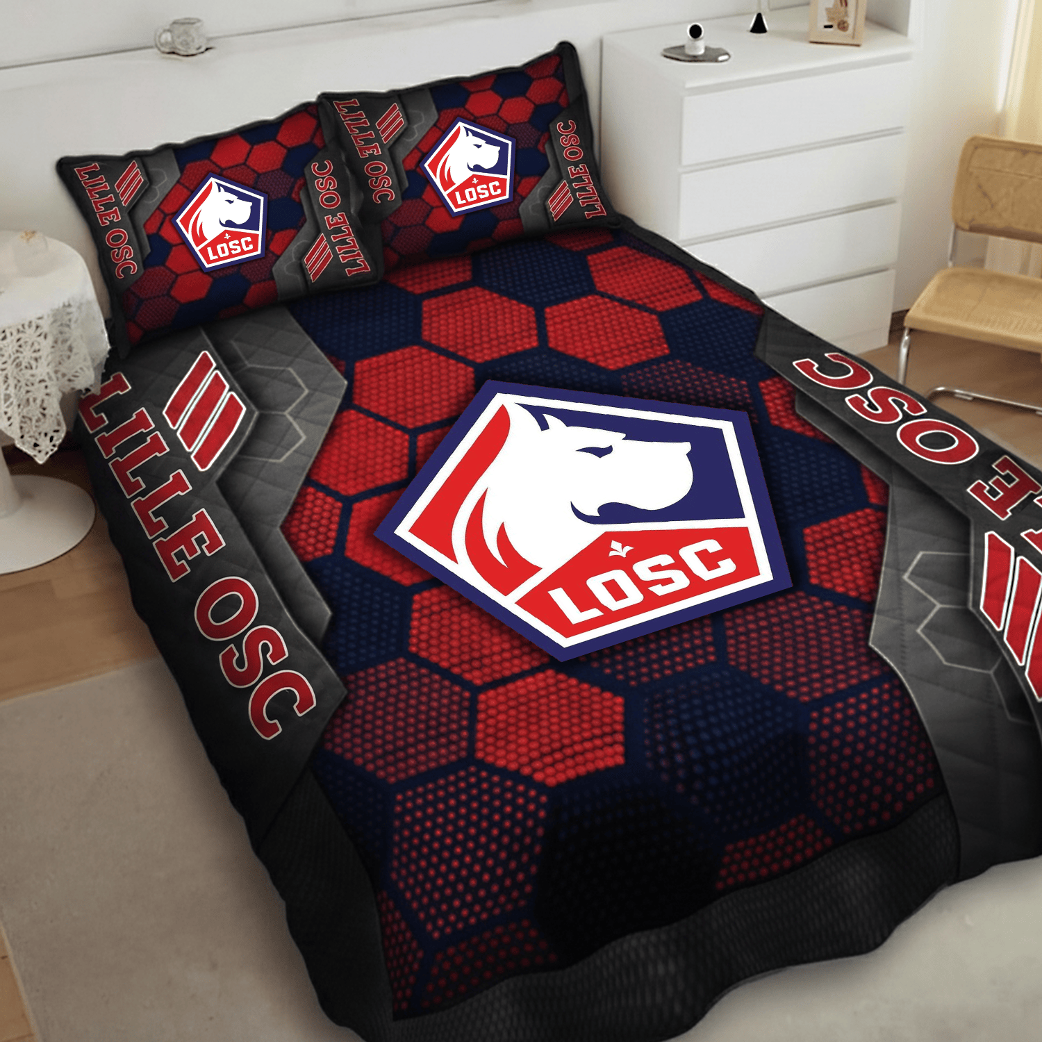Lille OSC Inspired Quilt Set