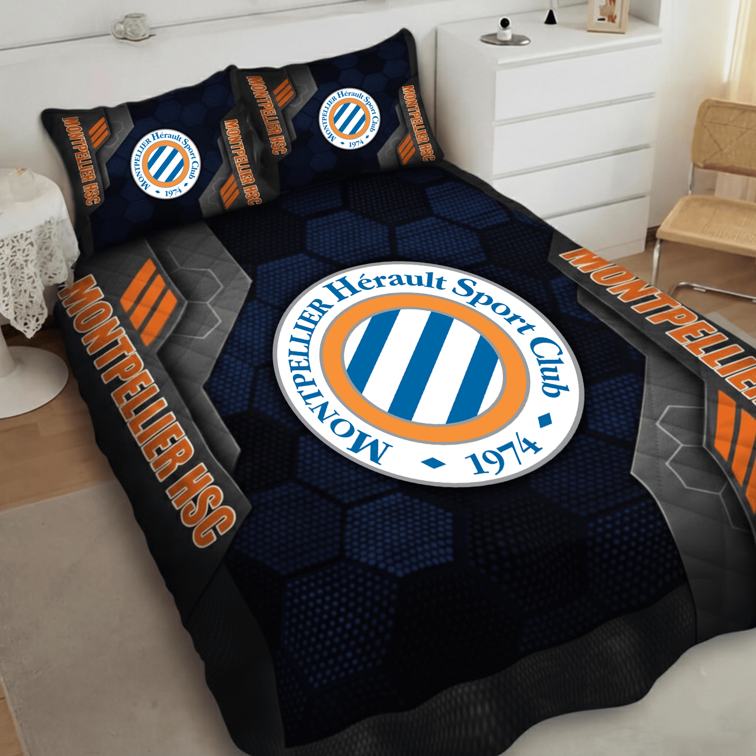 Montpellier HSC Inspired Quilt Set