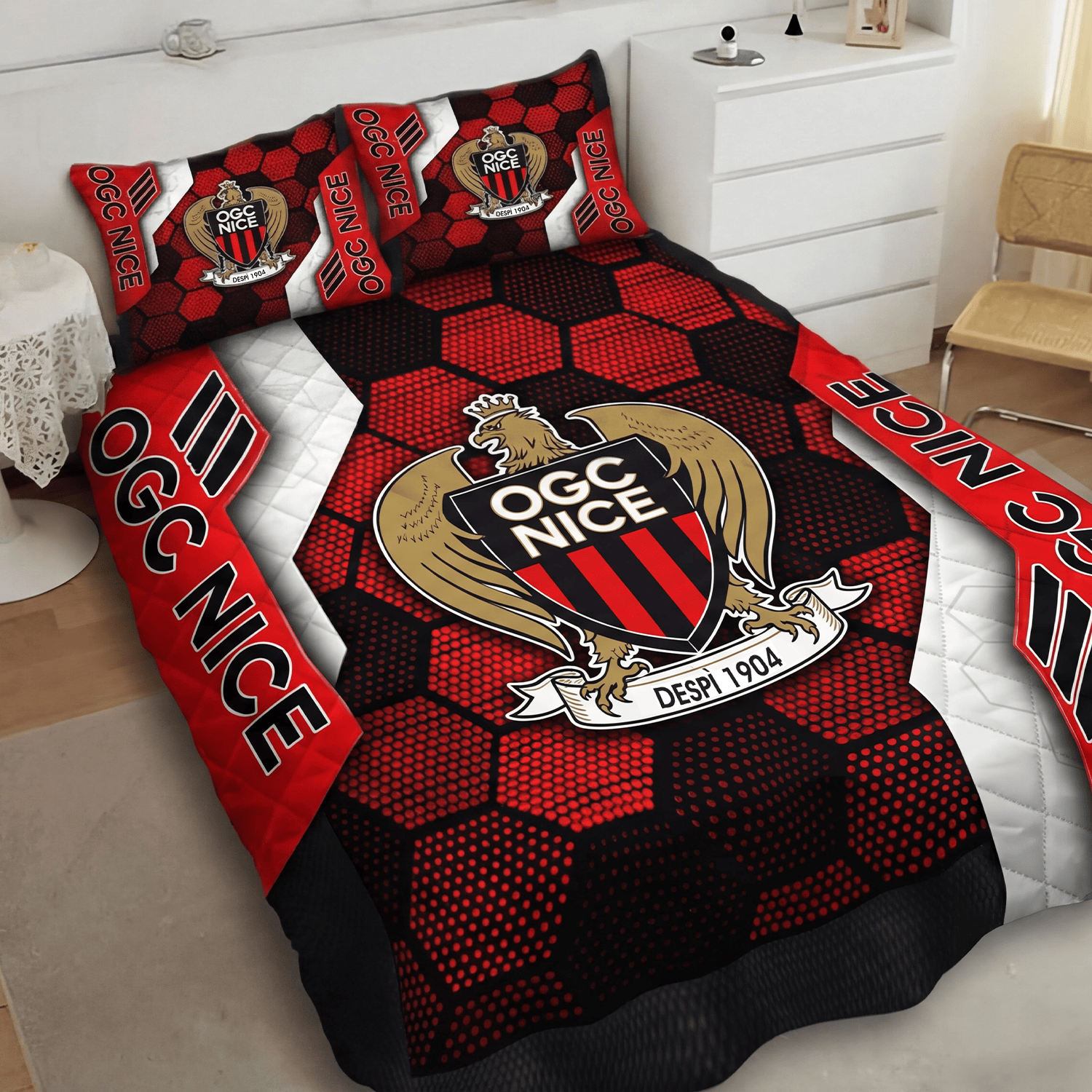 OGC Nice Inspired Quilt Set