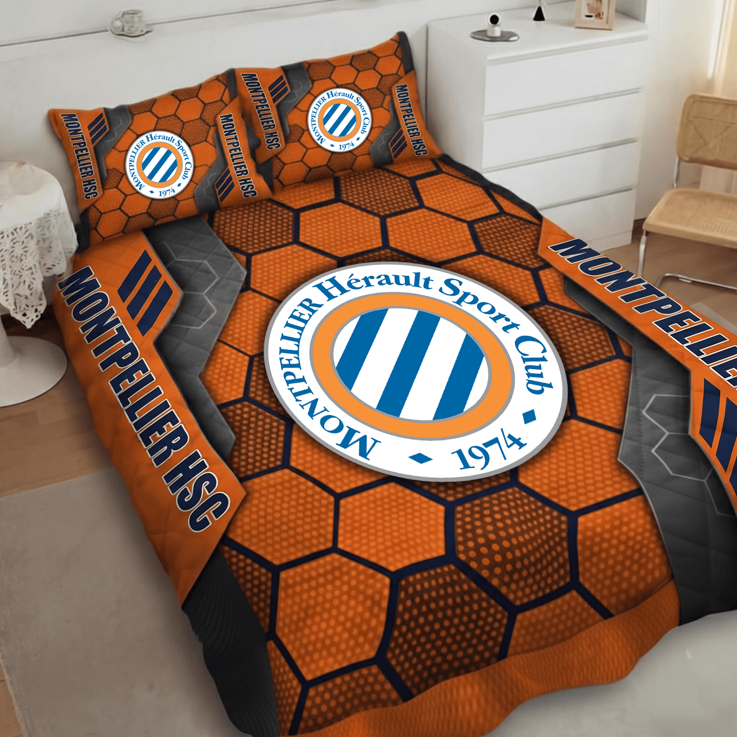 Montpellier HSC Inspired Quilt Set