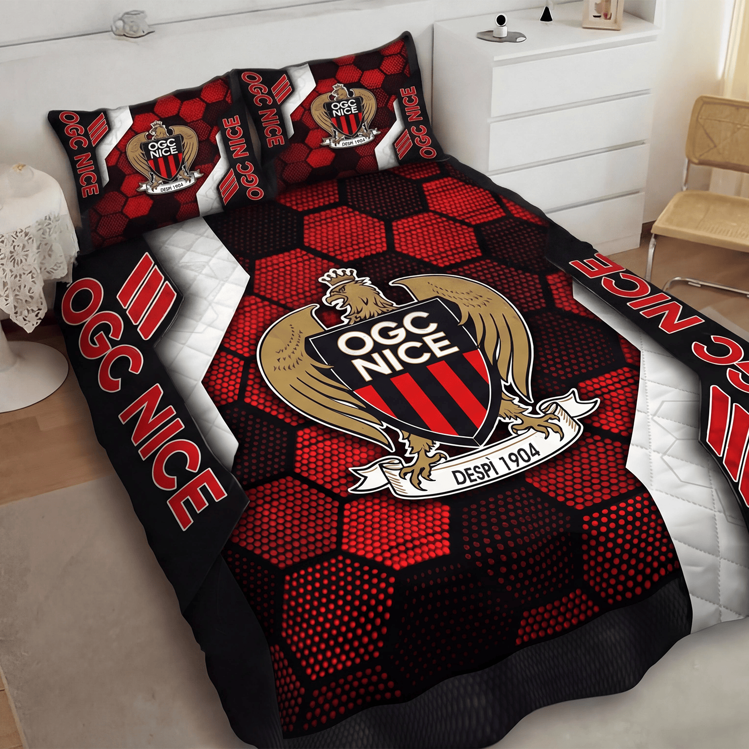 OGC Nice Inspired Quilt Set