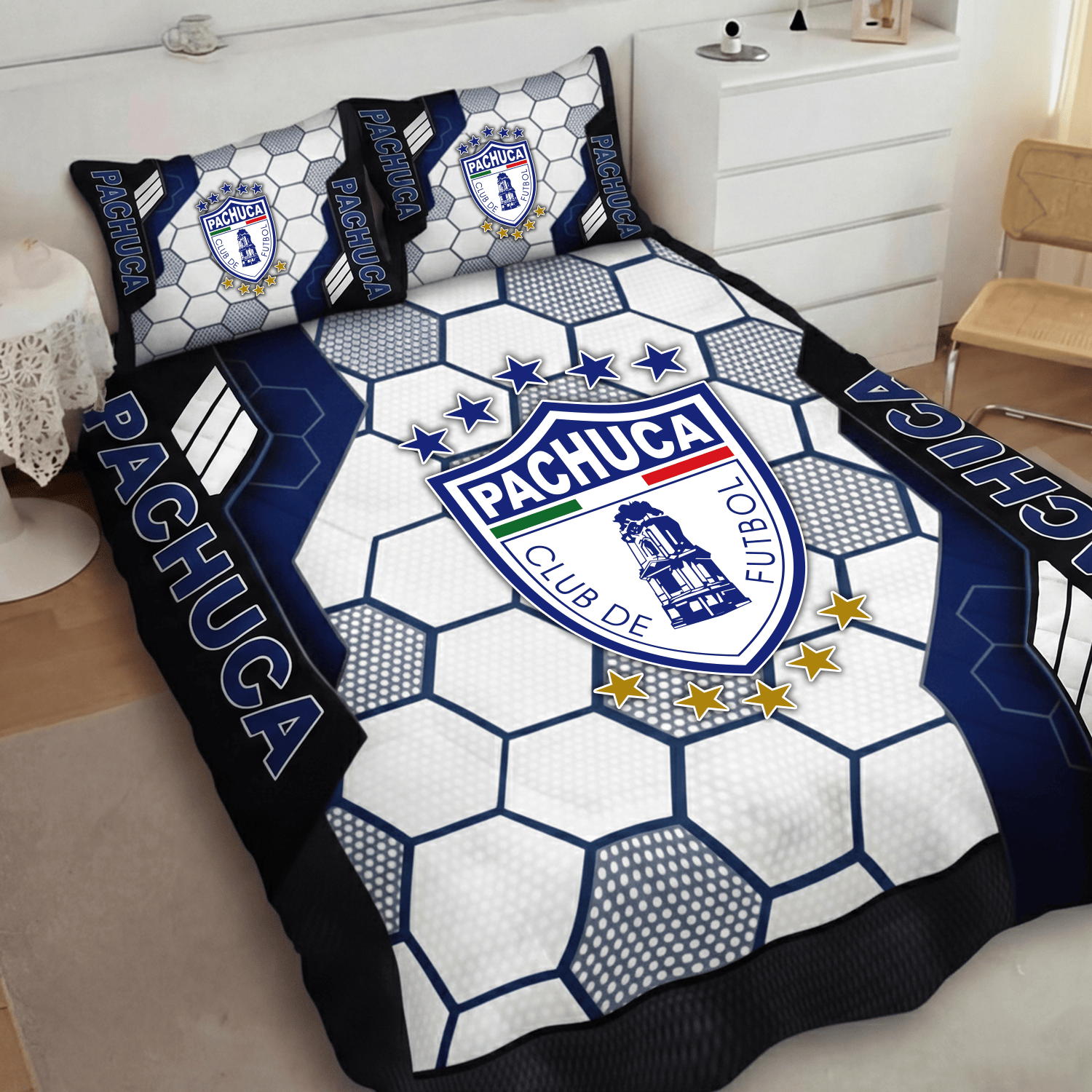 Pachuca Inspired Full Bedding Set