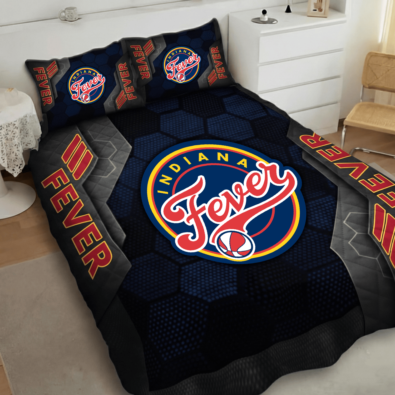 Indiana Fever Inspired Quilt Set