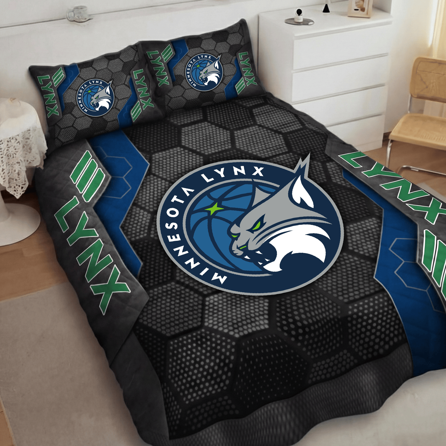Minnesota Lynx Inspired Quilt Set
