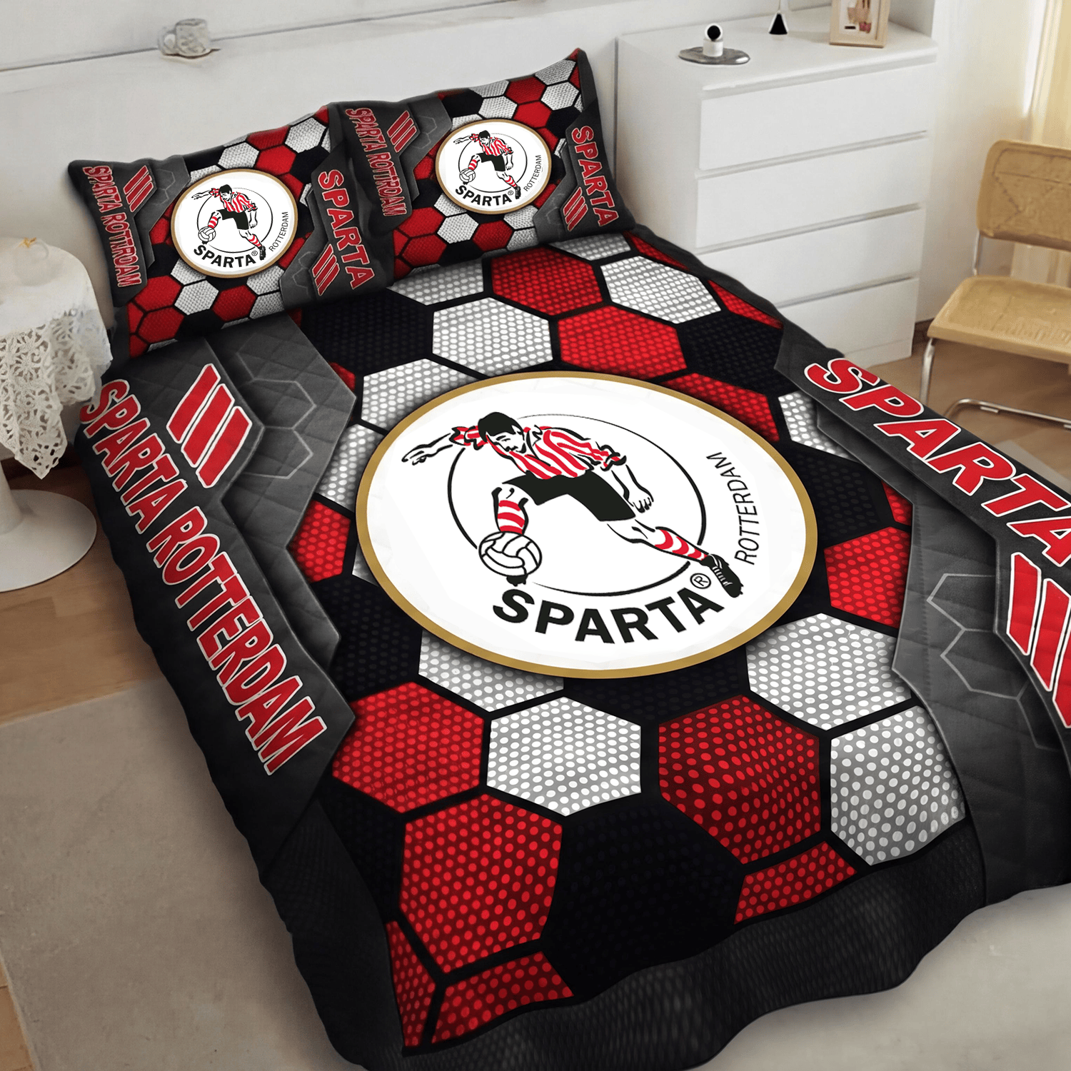 Sparta Rotterdam Inspired Quilt Set