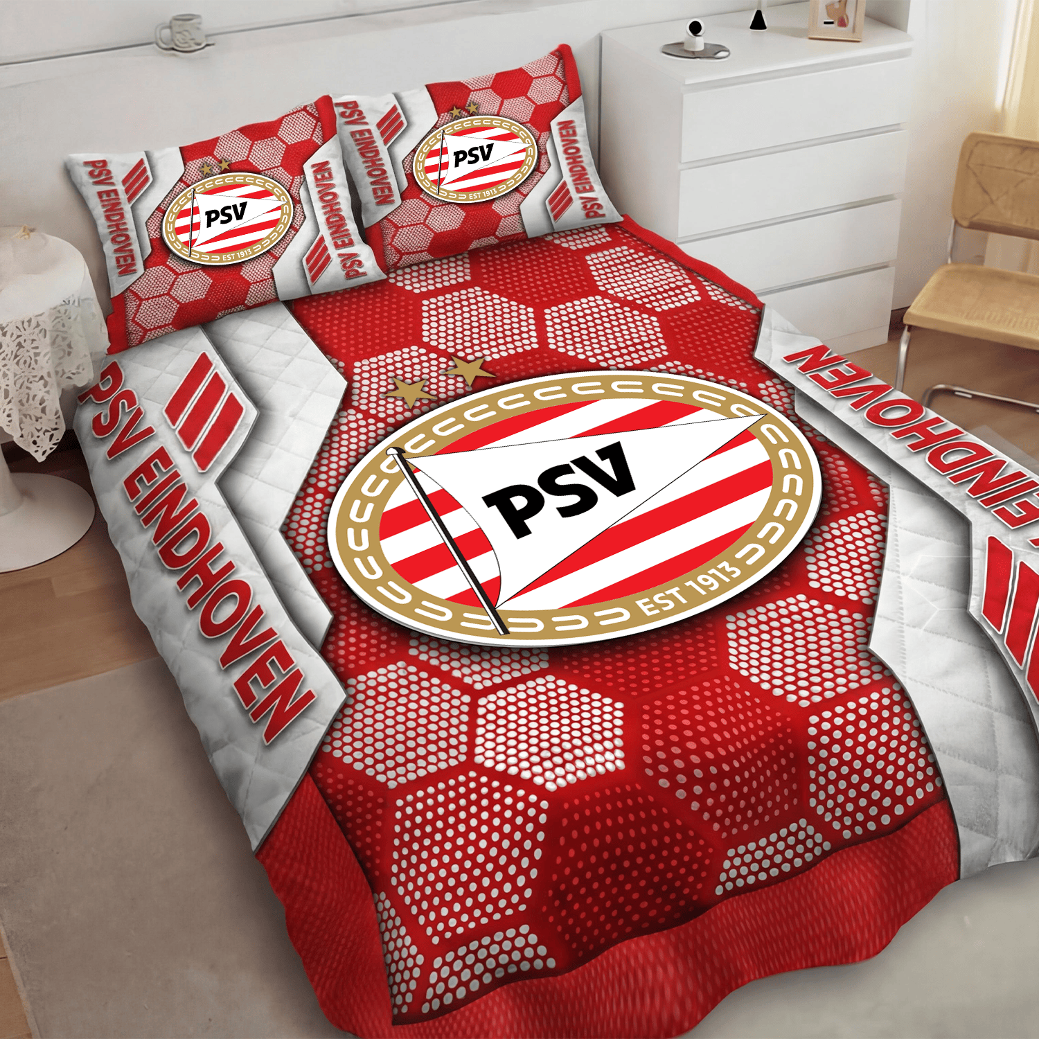PSV Eindhoven Inspired Quilt Set