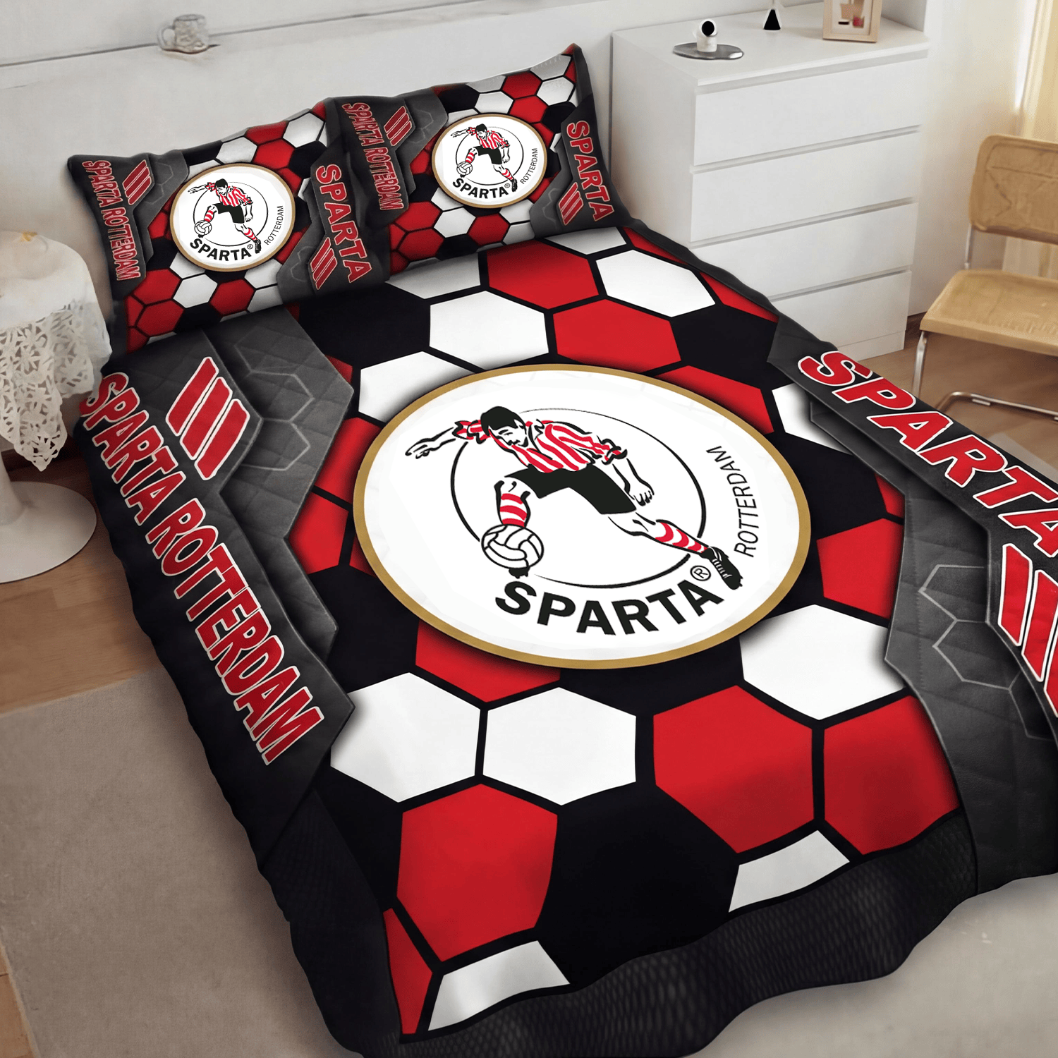 Sparta Rotterdam Inspired Quilt Set