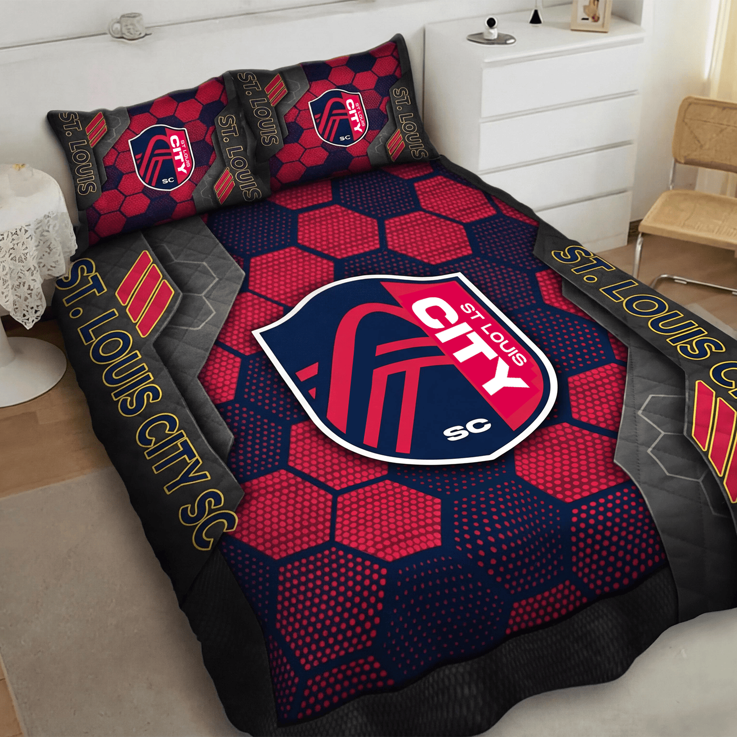 St. Louis City SC Inspired Quilt Set
