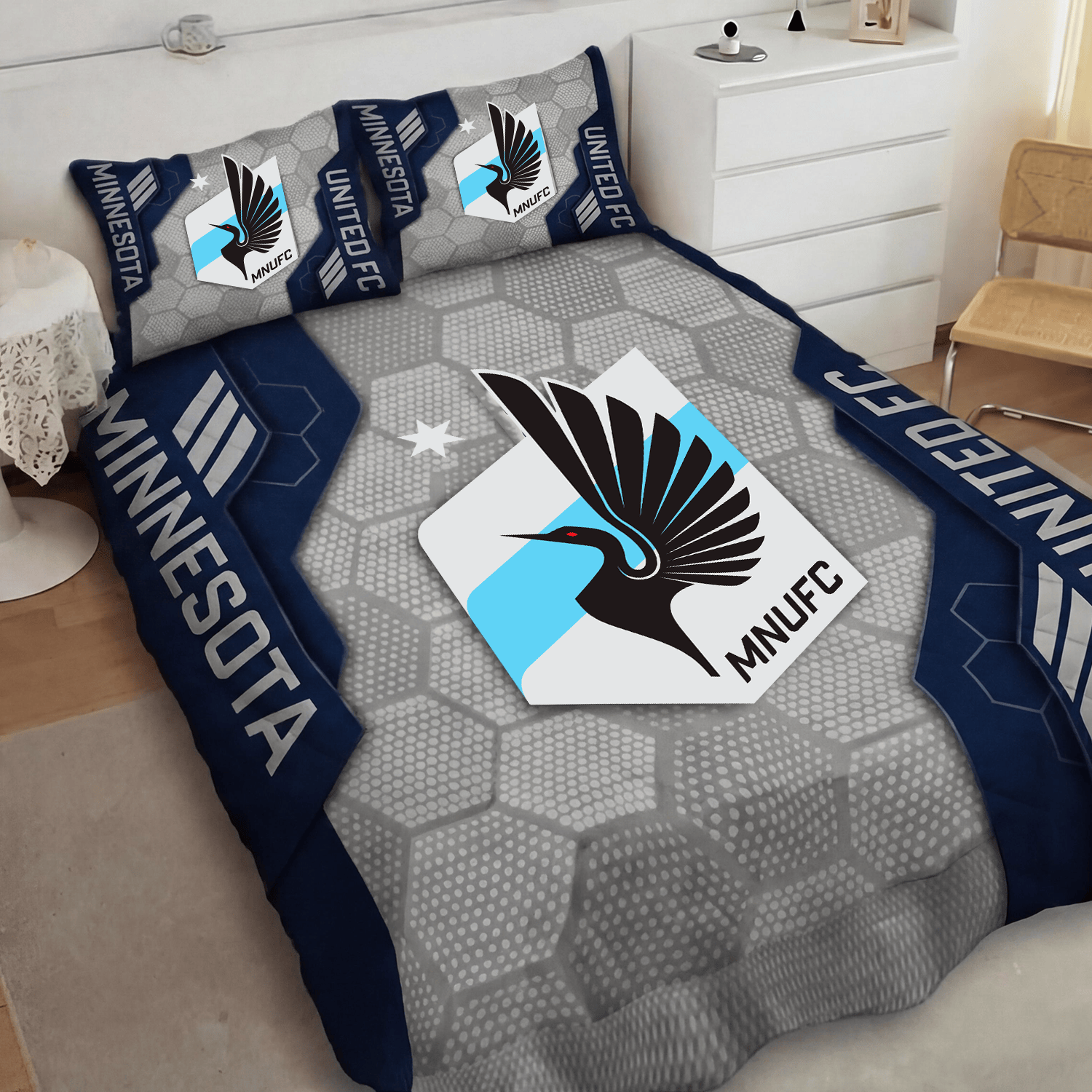 Minnesota United FC Inspired Quilt Set