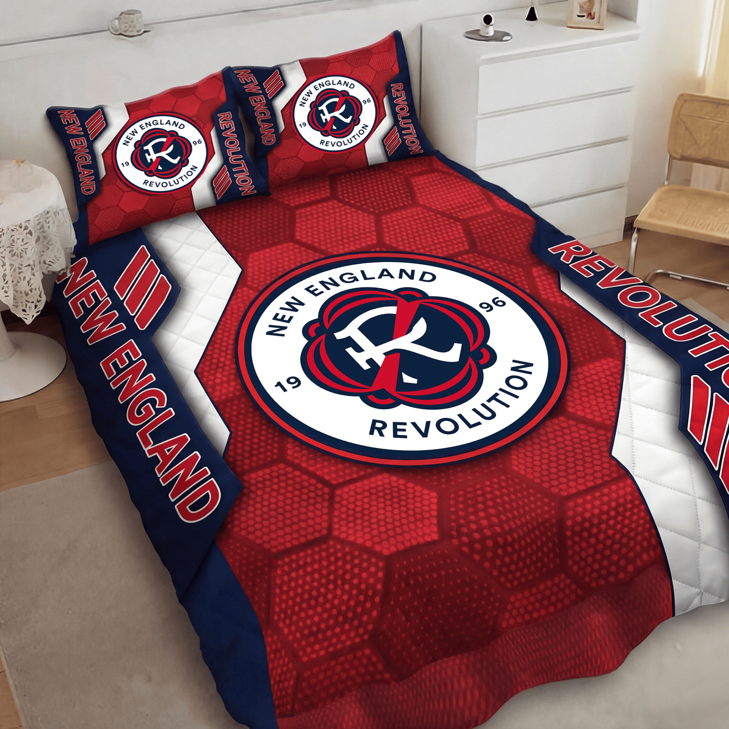 New England Revolution Inspired Quilt Set