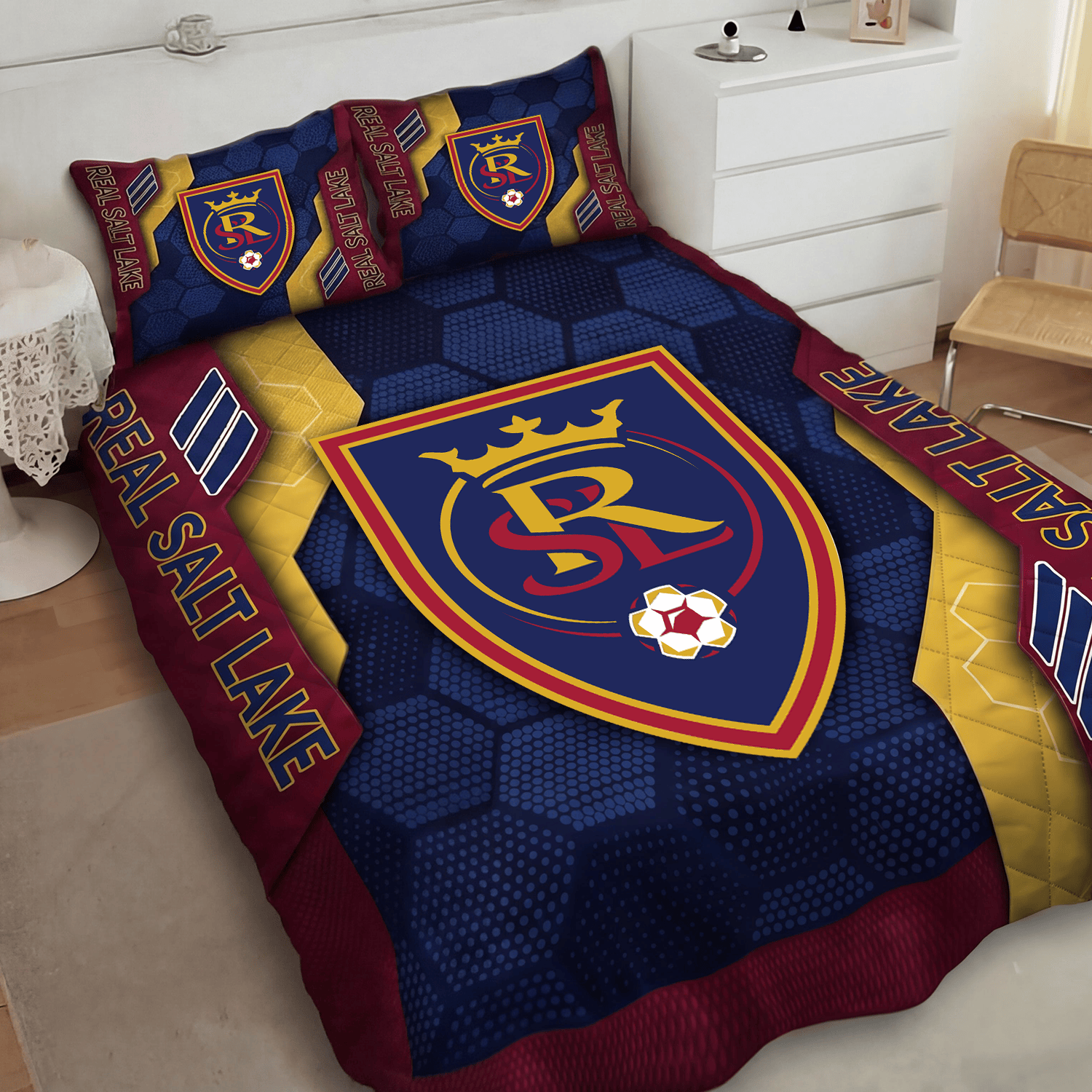 Real Salt Lake Inspired Quilt Set