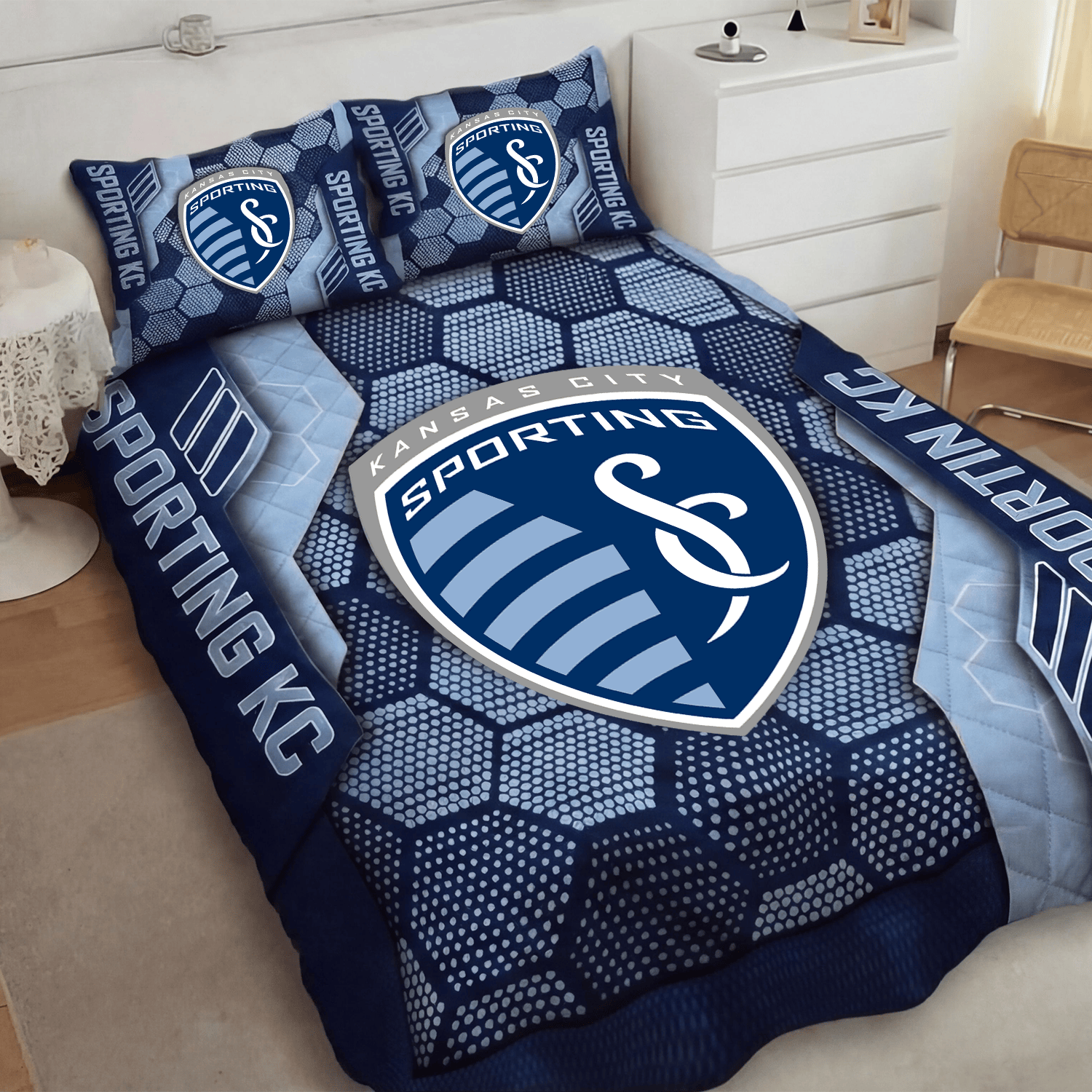 Sporting Kansas City Inspired Quilt Set