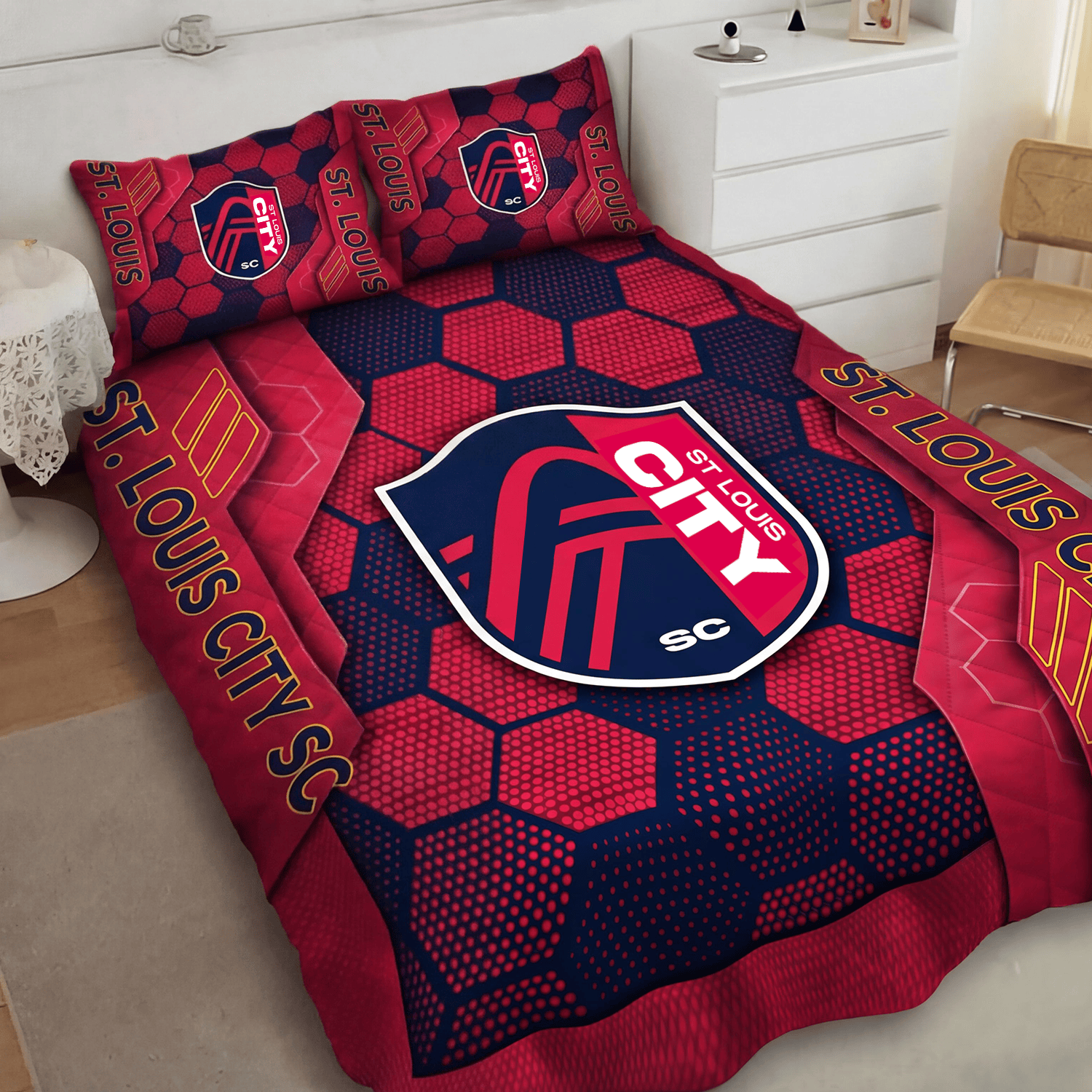 St. Louis City SC Inspired Quilt Set