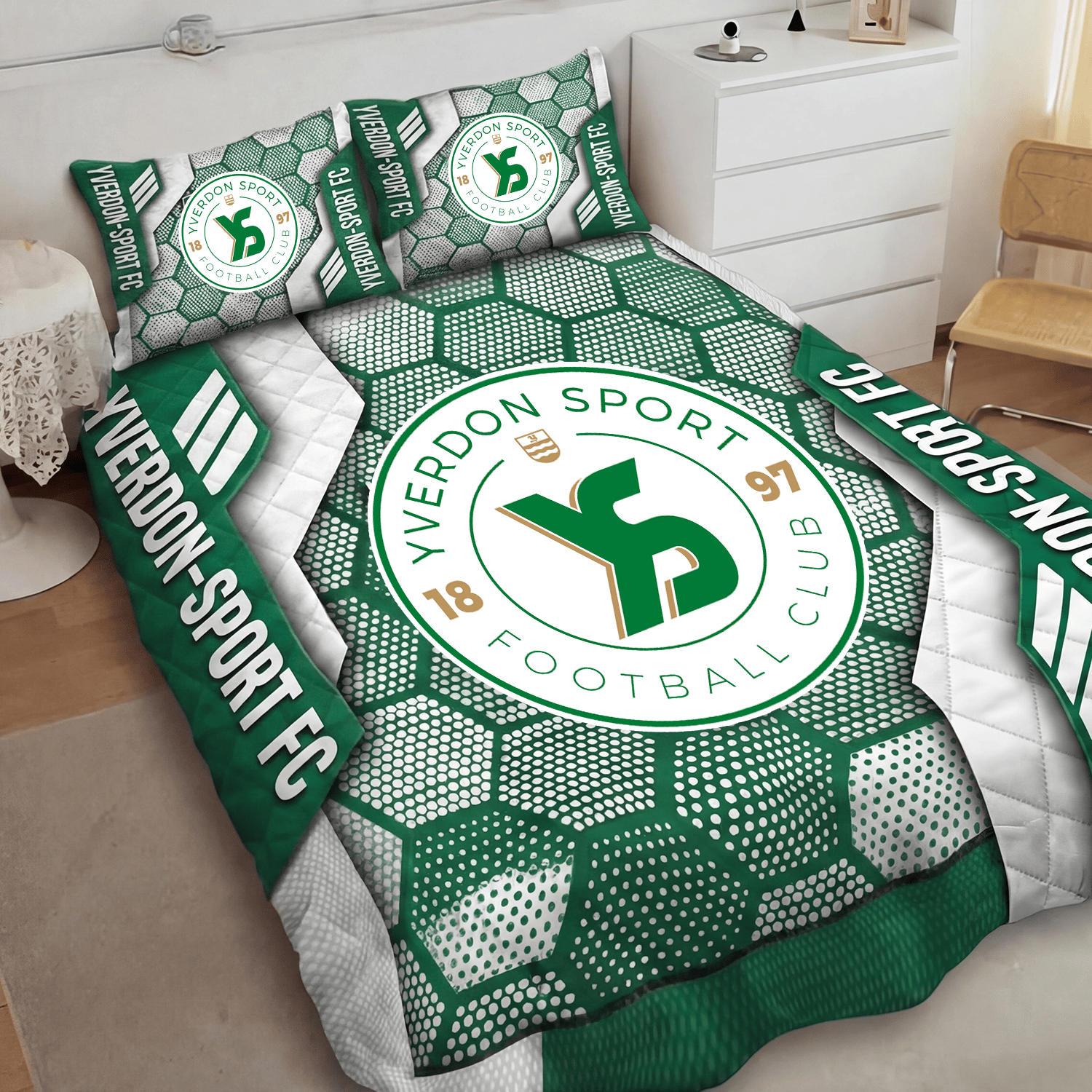 Yverdon-Sport FC Inspired Full Bedding Set