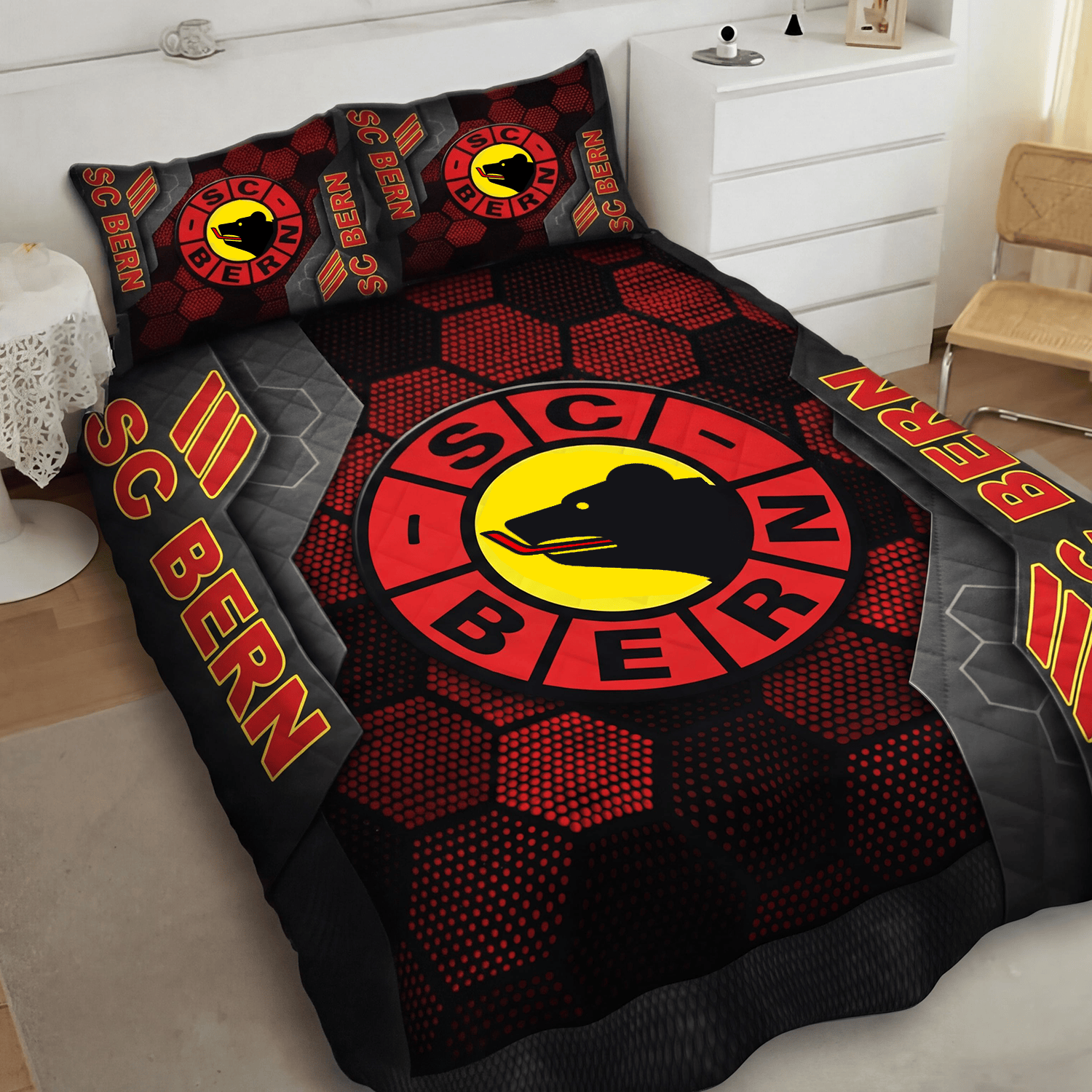 SC Bern Inspired Full Bedding Set