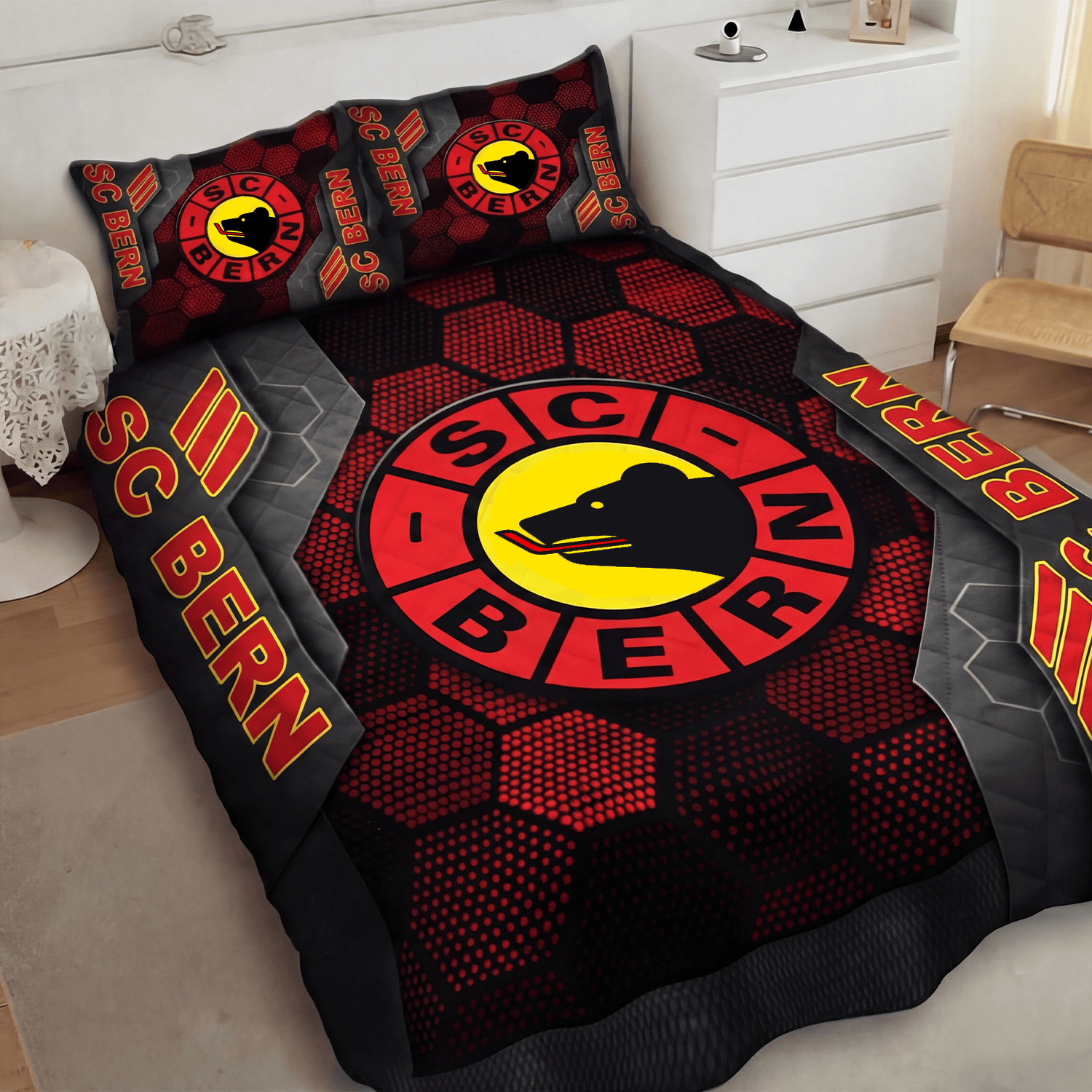 SC Bern Inspired Full Bedding Set